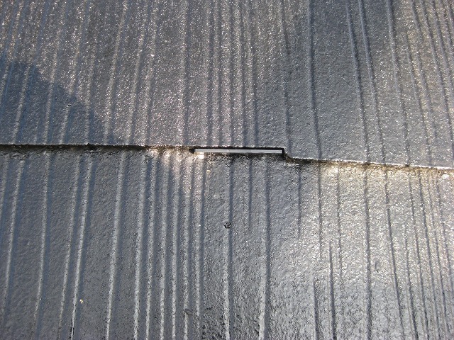 タスペーサーを差し込んだところ